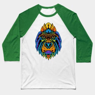 gorilla head zentangle Baseball T-Shirt